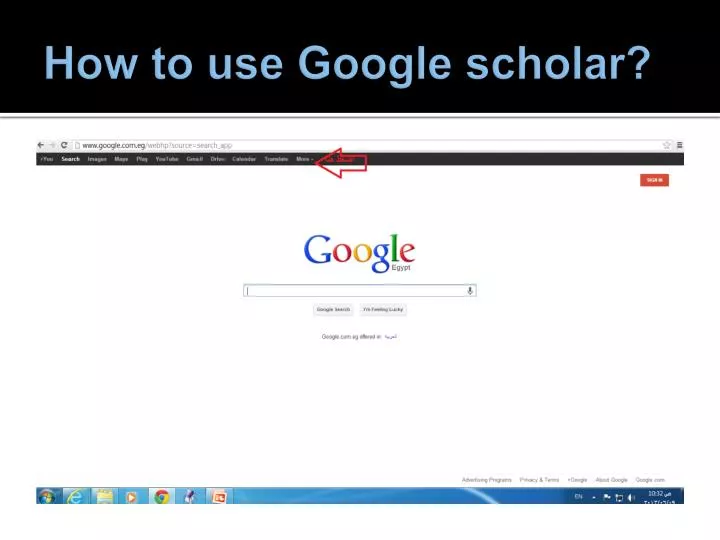 how to use g oogle scholar