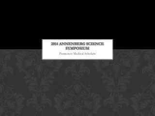 2014 Annenberg science symposium