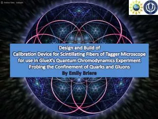 Design and Build of Calibration Device for Scintillating Fibers of Tagger Microscope