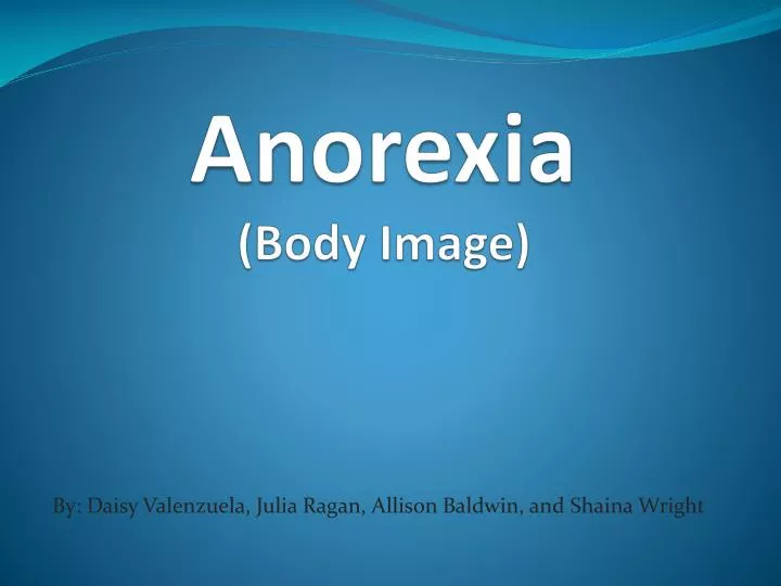 anorexia body image