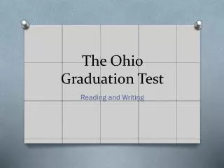 The Ohio Graduation Test