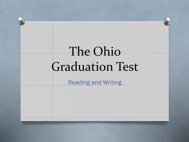 the ohio graduation test