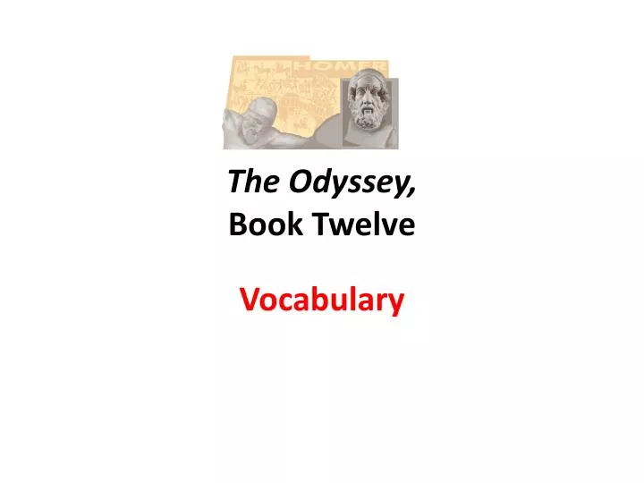the odyssey book twelve