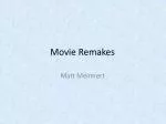 Movie Remakes - slide 1