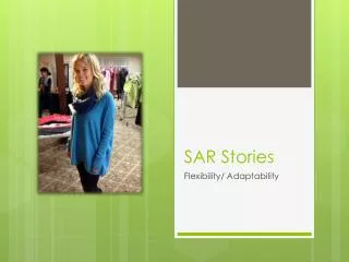 SAR Stories