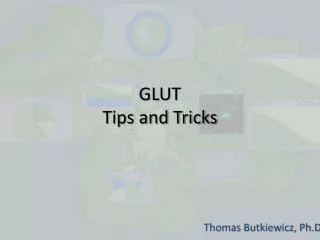GLUT Tips and Tricks