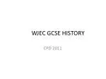 WJEC GCSE HISTORY