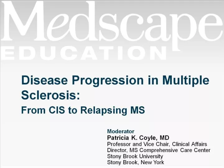 disease progression in multiple sclerosis