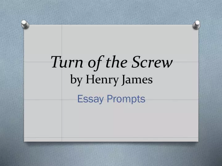 turn of the screw by henry james