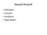 Sexual Assault - slide 1