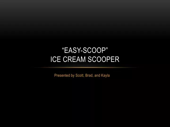 easy scoop ice cream scooper