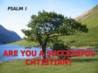 ARE YOU A SUCCESSFUL CHTISTIAN?