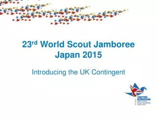 23 rd World Scout Jamboree Japan 2015