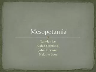 Mesopotamia