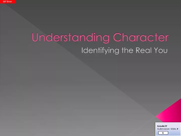 understanding character