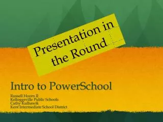 Intro to PowerSchool