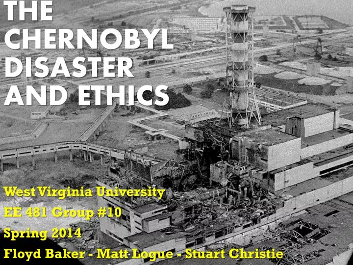 the chernobyl disaster and ethics