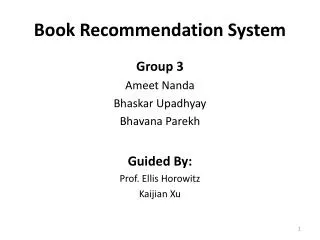Book Recommendation System