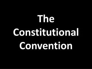 the constitutional convention
