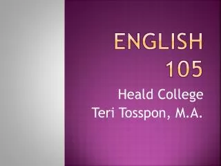 English 105