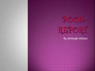 Book- Report