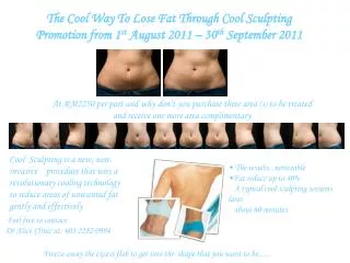The Cool Way To Lose Fat Through Cool Sculpting