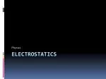 Electrostatics - slide 1