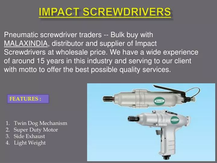 impact screwdrivers