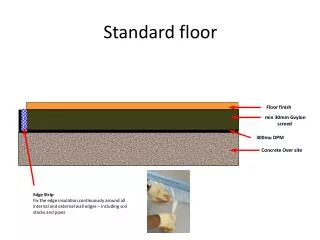 Standard floor