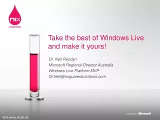 Take the best of Windows Live and make it yours!