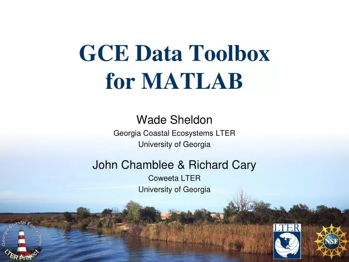 gce data toolbox for matlab