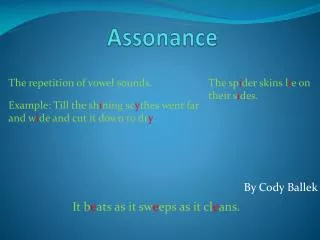 Assonance