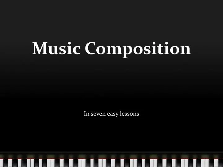 music composition