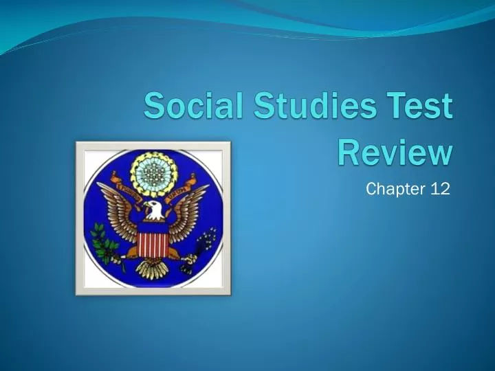 social studies test review