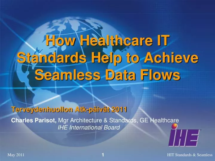 how healthcare it standards help to achieve seamless data flows