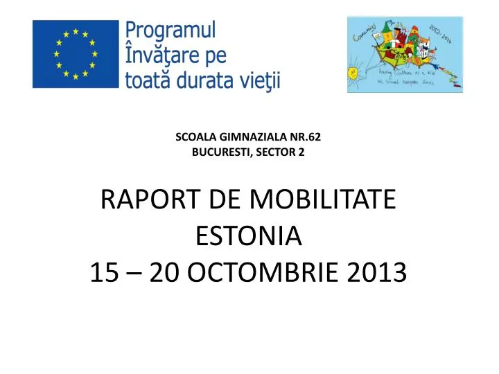 raport de mobilitate estonia 15 20 octombrie 2013