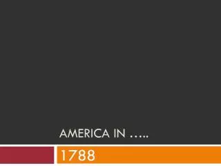america in