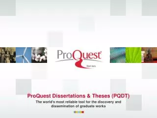 ProQuest Dissertations &amp; Theses (PQDT)