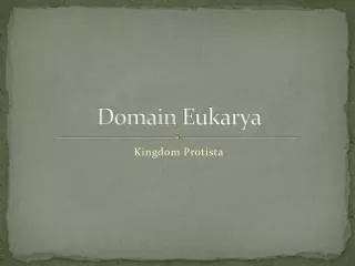 Domain Eukarya
