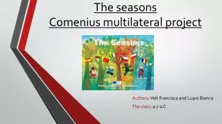 The seasons Comenius multilateral project