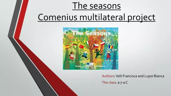 the seasons comenius multilateral project