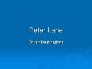 Peter Lane