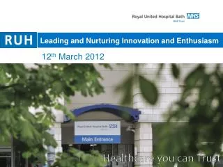 Leading and Nurturing Innovation and Enthusiasm