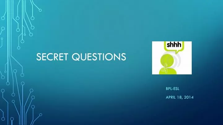 secret questions