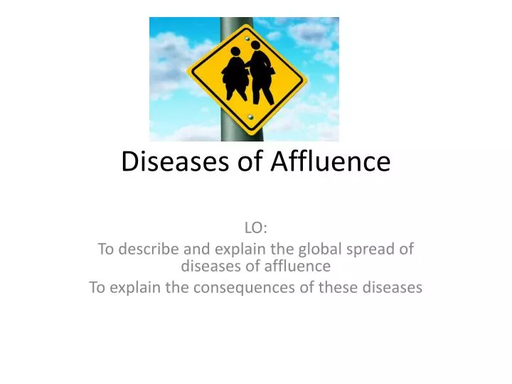 diseases of affluence