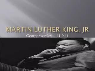 martin luther king jr