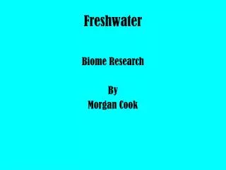 freshwater