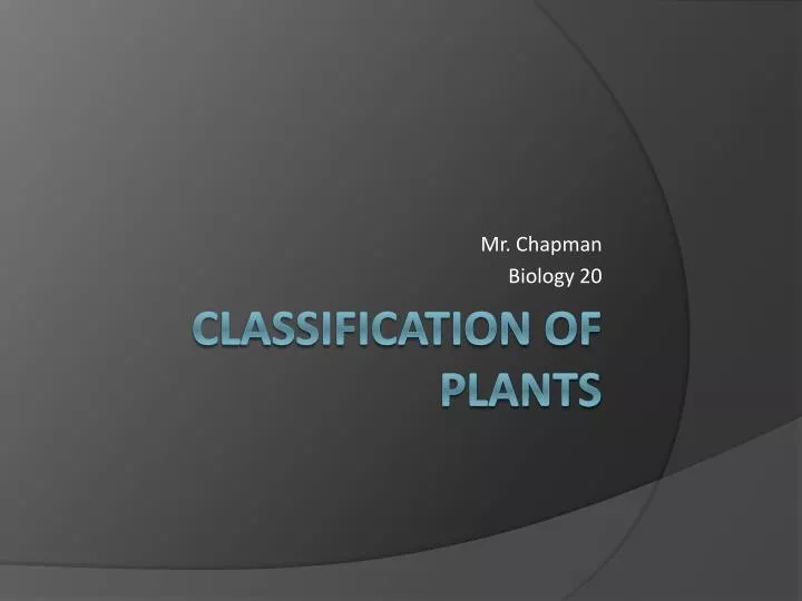 mr chapman biology 20