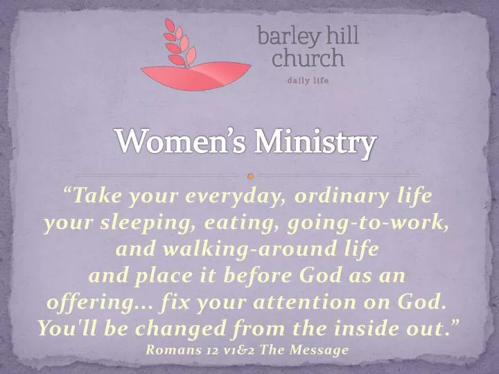women s ministry