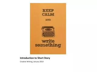 introduction to short story
